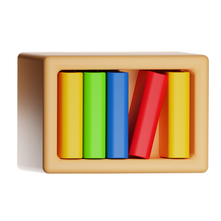 Library  3D Icon