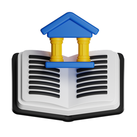 Library  3D Icon