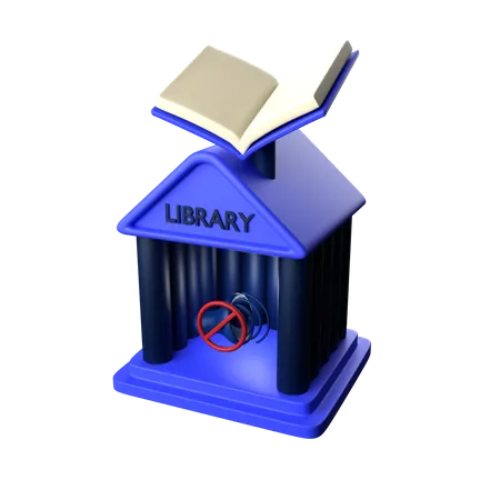 Library  3D Icon