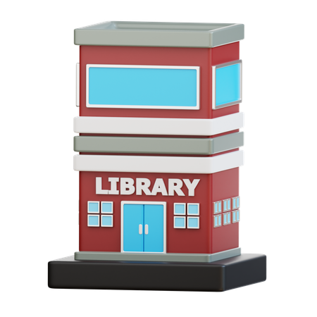 Library  3D Icon