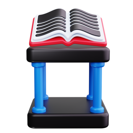 Library  3D Icon