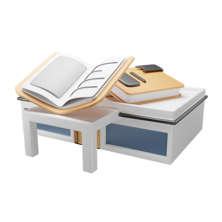 Library  3D Icon
