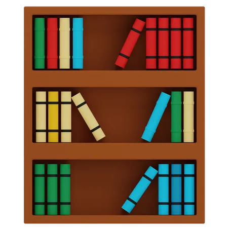 Library  3D Illustration