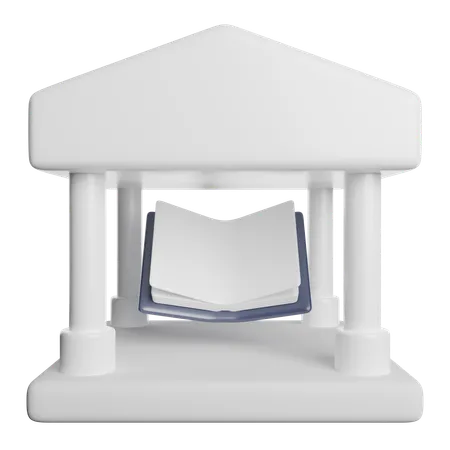 Library Book  3D Icon