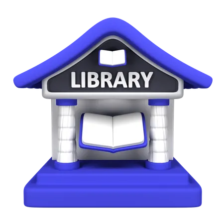 Library Building  3D Icon