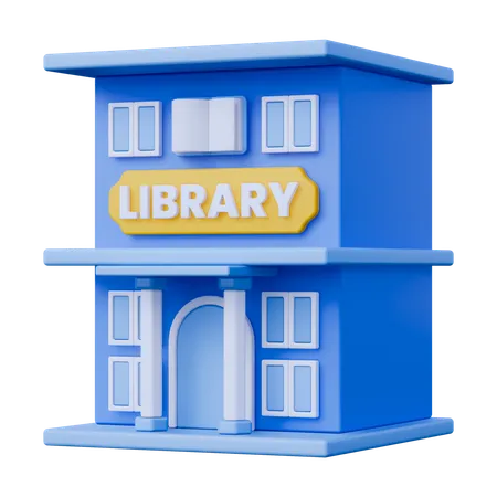 Library Building  3D Icon