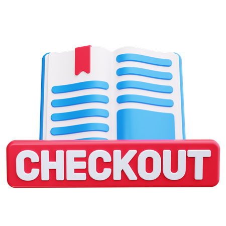 Library Checkout Counter  3D Icon