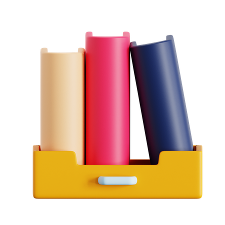 図書館の場所  3D Icon