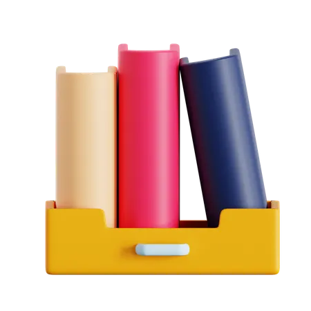 Library Location  3D Icon