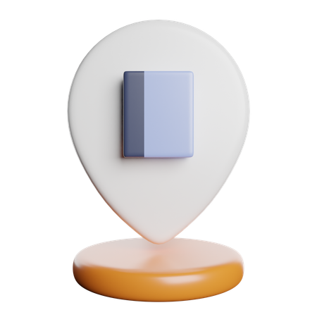 Library Location  3D Icon