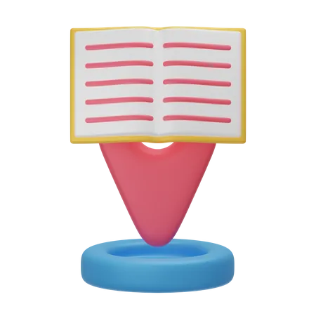Library Location  3D Icon