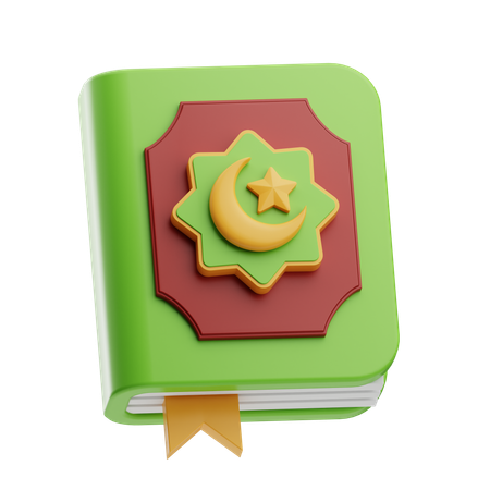 Cuaderno con temática islámica y cubierta decorativa  3D Icon
