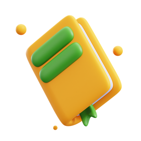 Libro  3D Icon