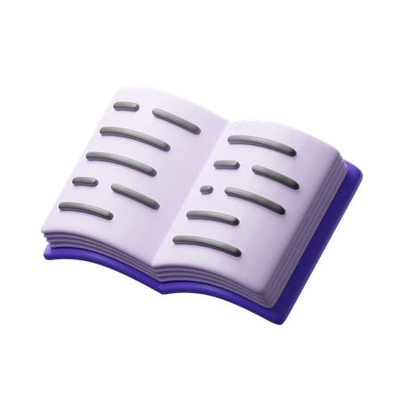 Libro  3D Icon