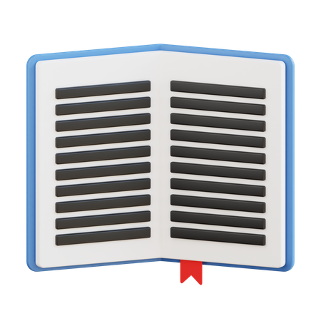 Libro  3D Icon