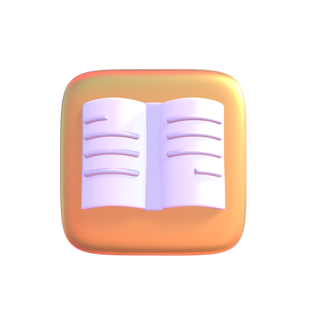 Libro  3D Icon