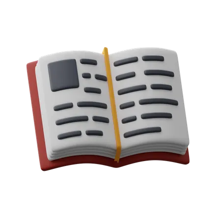 Libro  3D Icon