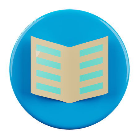 Libro  3D Icon