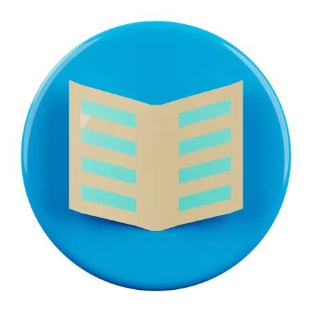 Libro  3D Icon