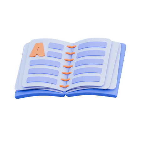 Libro  3D Icon