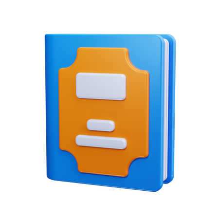 Libro  3D Icon