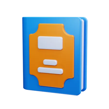 Libro  3D Icon