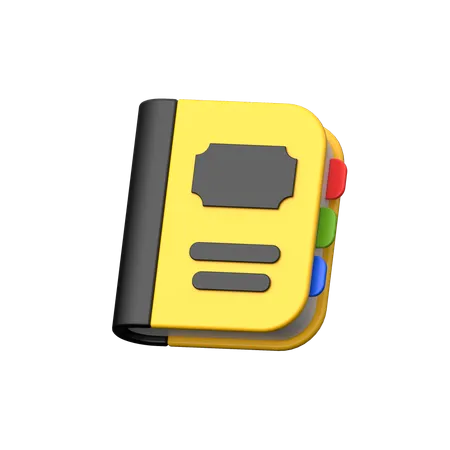 Libro  3D Icon