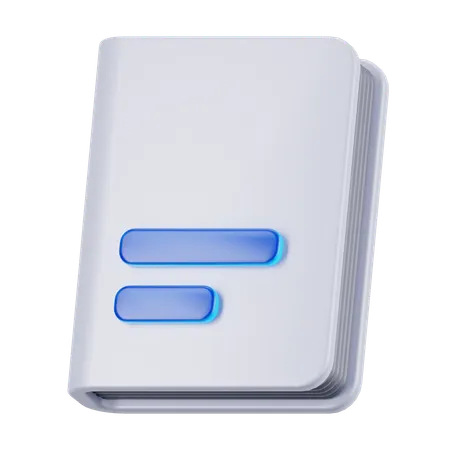 Libro  3D Icon