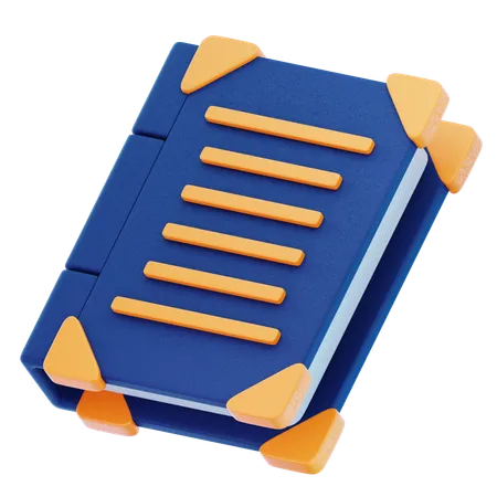 Libro  3D Icon