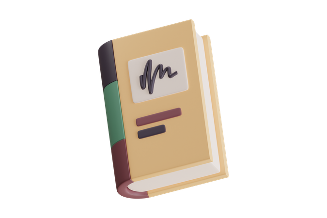 Libro  3D Icon