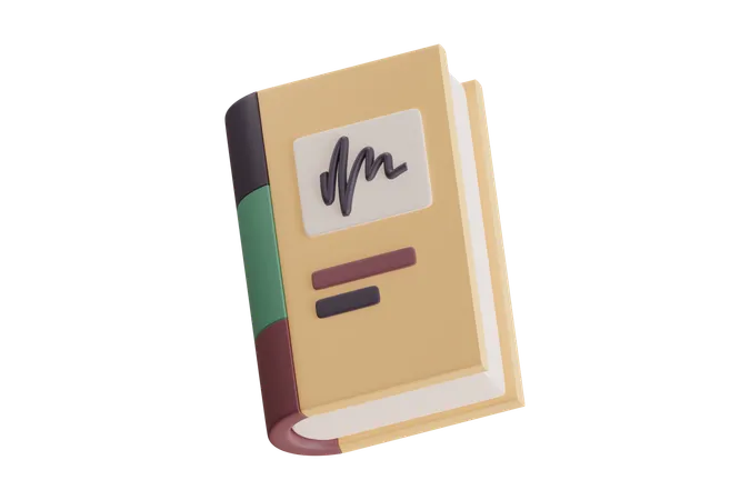 Libro  3D Icon