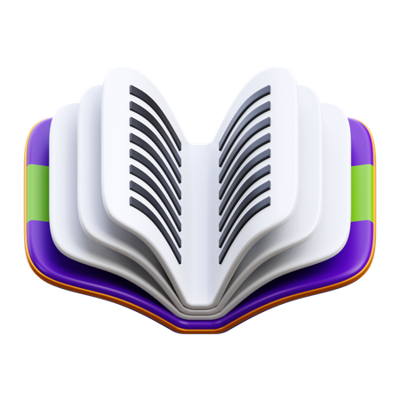 Libro  3D Icon