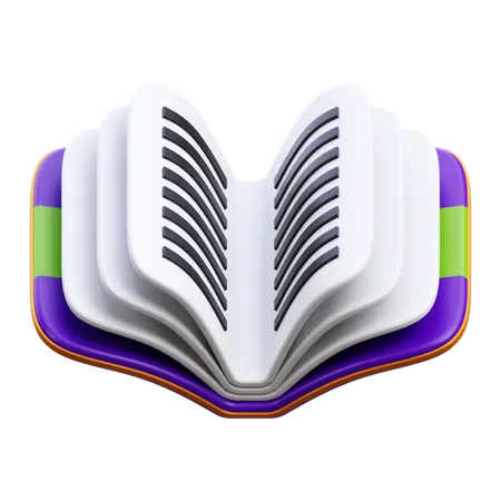 Libro  3D Icon