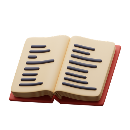 Libro  3D Icon