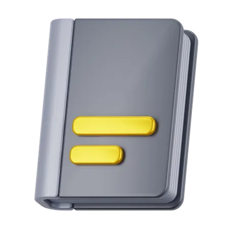 Libro  3D Icon