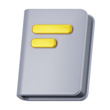 Libro  3D Icon