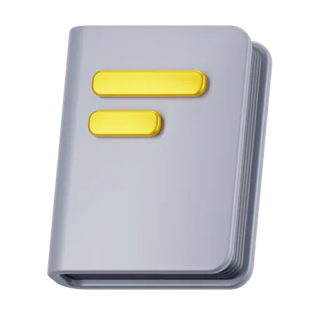 Libro  3D Icon