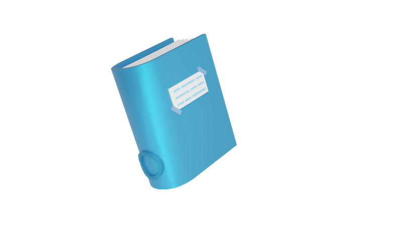 Libro  3D Icon