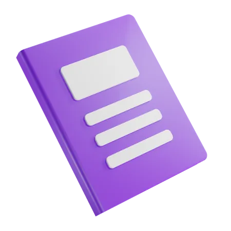 Libro  3D Icon