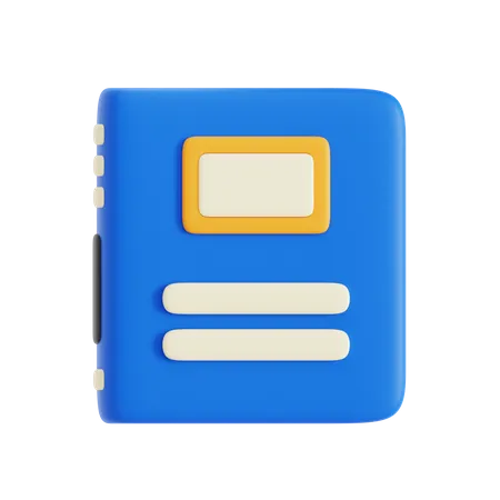 Libro  3D Icon