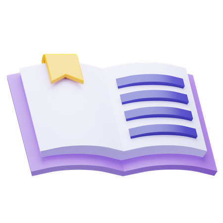 Libro  3D Icon