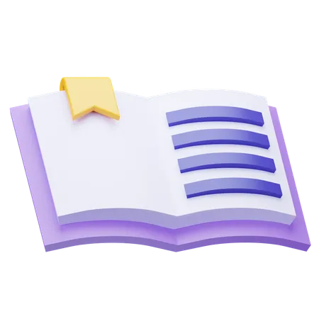 Libro  3D Icon