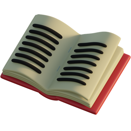 Libro  3D Icon