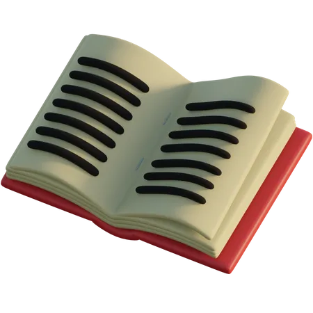 Libro  3D Icon