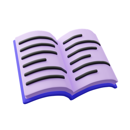 Libro  3D Icon