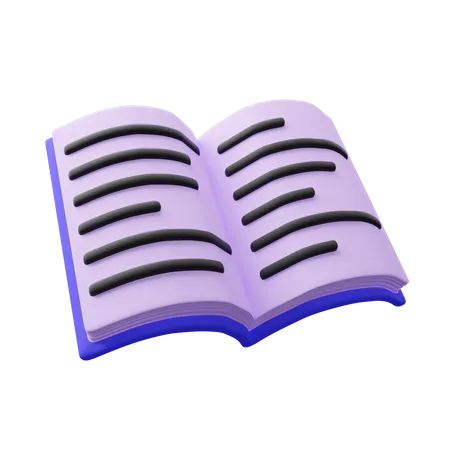 Libro  3D Icon