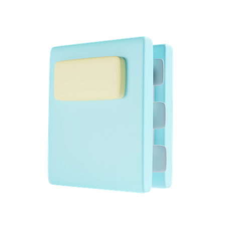 Libro  3D Icon