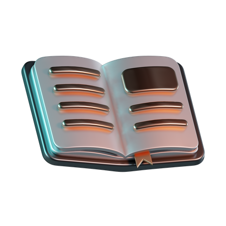 Libro  3D Icon