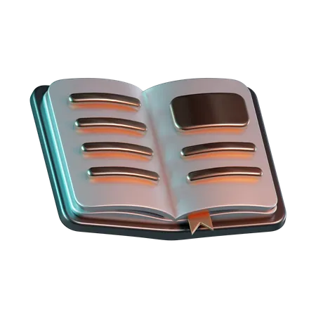 Libro  3D Icon