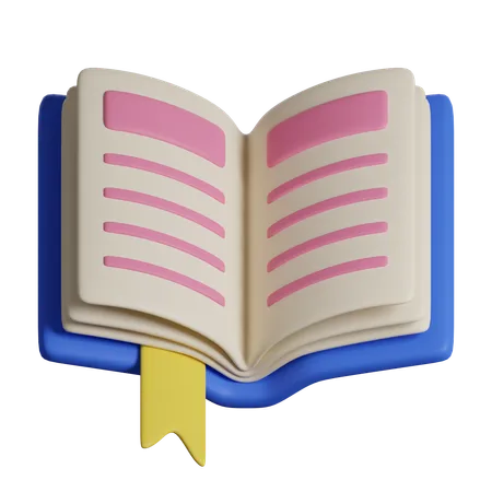 Libro abierto  3D Icon